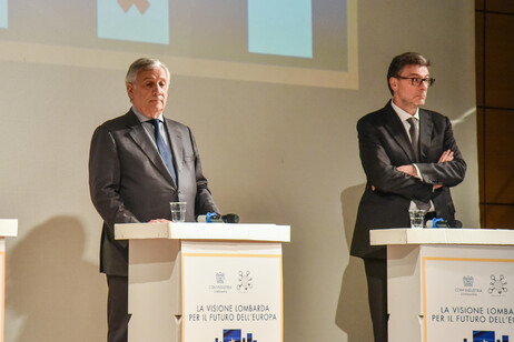 Antonio Tajani e Giancarlo Giorgetti